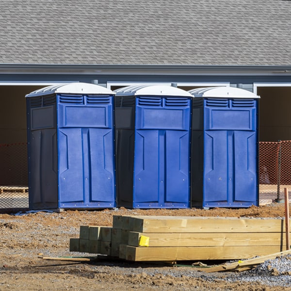 what is the cost difference between standard and deluxe porta potty rentals in East Porterville California